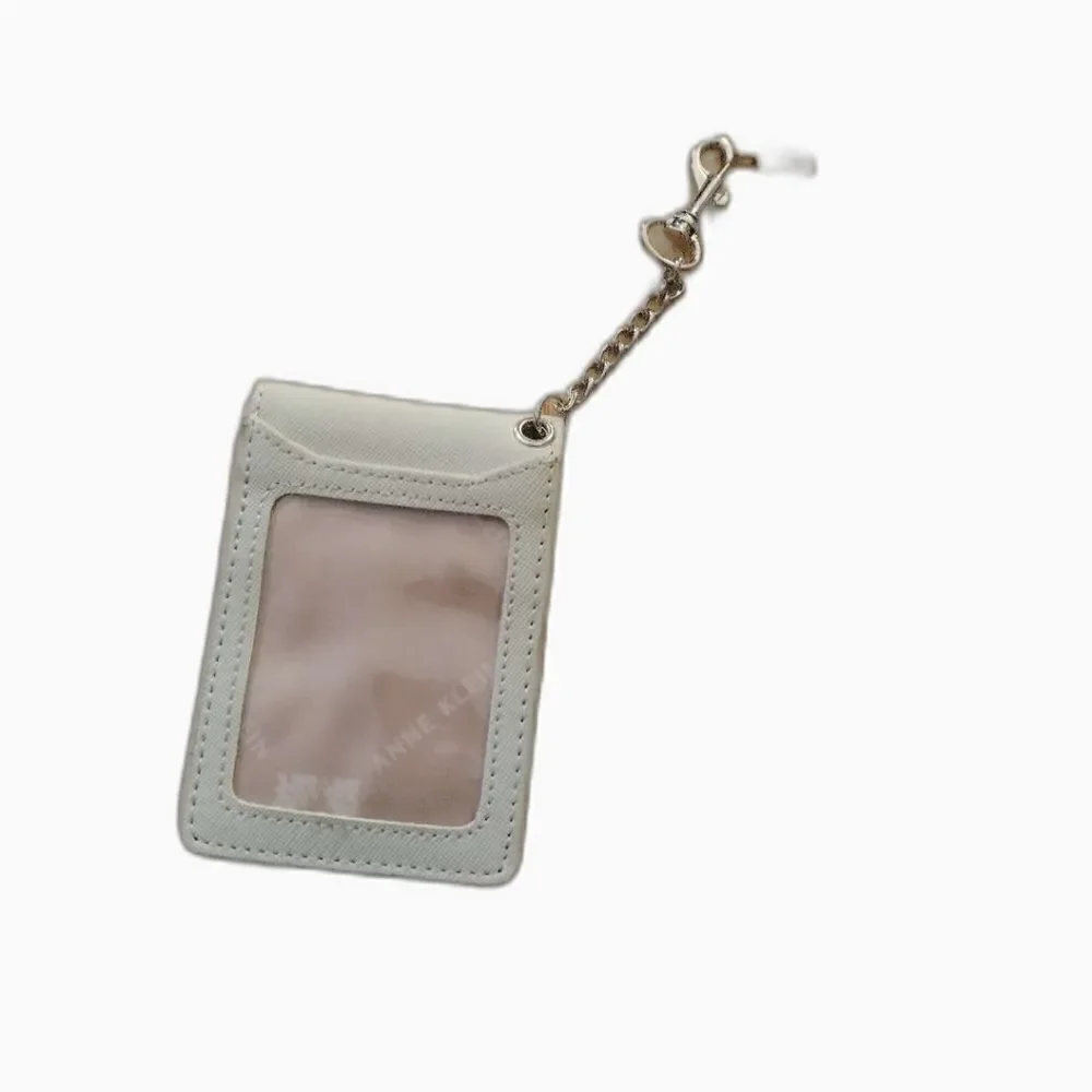 Anne Klein cream wallet keychain